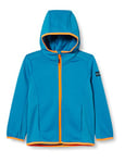 CMP Unisex Children's Grid Tech Fleece Jacket with Fixed Hood