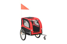 Be Basic Cykelvagn för hund röd och svart - Svart