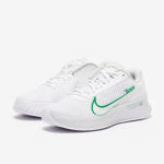 Nike UK 6 Court Air Zoom Vapor 11 HC Women's Tennis Trainers White/ Green -New