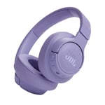 JBL Tune 720BT Wireless Over-Ear Headphones, with JBL Pure Bass Sound, Bluetooth 5.3, Hands-Free Calls, Audio Cable and 76-Hour Battery Life, in Purple