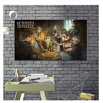 Xufan Octopath Traveler Switch Game Poster Canvas Paintings for Home Decor Wall Art -20X32 Inch No Frame