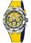 Festina F20671/4 Men's Chrono Bike 2024 (44.5mm) Yellow Dial Watch