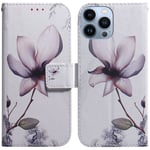 iPhone 15 Pro cover med print - Pink Flower