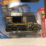 Hot Wheels New Year 2021 Party Van Black Quick Bite Short Card By Mattel GRY78