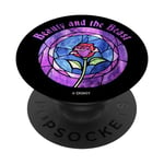 PopSockets Disney Beauty & The Beast Glass Rose Logo PopSockets PopGrip: Swappable Grip for Phones & Tablets