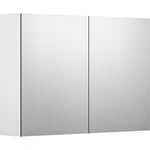 Gustavsberg Graphic Base spegelskåp, 80x55 cm, vit