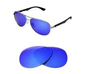 NEW POLARIZED CUSTOM ICE BLUE LENS FIT RAY OAKLEY FEEDBACK SUNGLASSES