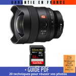 Sony FE 14mm f/1.8 GM + 1 SanDisk 32GB UHS-II 300 MB/s + Guide PDF 20 techniques pour réussir vos photos