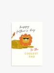 Caroline Gardner To The Coolest Dad Lion Father's Day Card
