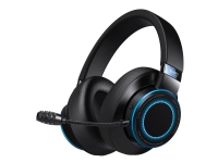 Creative SXFI AIR GAMER - Headset - fullstorlek - Bluetooth - trådlös, kabelansluten - 3,5 mm kontakt, USB-C - svart