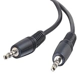 C2G 3M Audio Jack Male to Male Stereo Audio Extension Cable, Audio Jack for Headphones, HDTV, Laptop, Smart Phone, Nintendo Switch, Car AUX, PS4, Xbox, Gaming controllers, Gaming Headsets and More