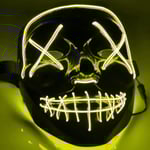 El Wire Purge LED Mask Gul