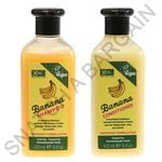 NEW XHC BANANA SHAMPOO & CONDITIONER 400ml DERMATOLOGICALLY TESTED PARABEN FREE 