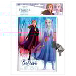 Frozen II dagbok med lås elsa anna frost