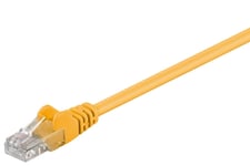 Wentronic Goobay Cat 5E Patchkabel, U/Utp, Gul, 0,5 M - Cca Kopparförening (68336)