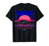 Back To The Future 1985 Neon Delorean Sunset T-Shirt