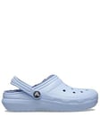 Crocs Classic Lined Toddler Sandal, Blue, Size 8 Younger