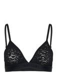 Unlined Triangle Lingerie Bras & Tops Soft Bras Non Wired Bras Black Calvin Klein