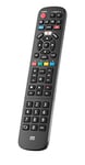 One For All Panasonic TV Replacement remote – Works with ALL Panasonic TVs – Learning feature -URC4914