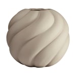 Cooee Design Twist ball vas 20 cm Sand