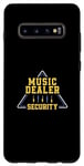 Coque pour Galaxy S10+ Funny Music Dealer Security Un producteur de musique et des ingénieurs du son