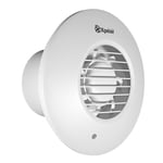 Xpelair Simply Silent DX100BHTR 4"/100mm Humidistat Round Intermittent Extractor Fan - 92999AW