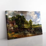 Big Box Art John Constable The Hay Wain Canvas Wall Art Print Ready to Hang Picture, 76 x 50 cm (30 x 20 Inch), Multi-Coloured