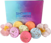 Aromatherapy Shower Steamers, Vegan Gift Set, Handmade Shower Bombs, Citrus & Fl