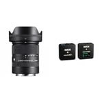 Sigma 18-50mm F2.8 DC DN | C for Sony E & RØDE Wireless GO II Single Ultra-compact Dual-channel Wireless Microphone System