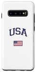 Coque pour Galaxy S10+ Supporters des Jeux Officiel Maillot Joueur USA