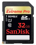 New Sandisk 32GB Extreme Pro SDHC Class 10 UHS HD 3D Memory Card 95MB/s from UK