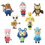 8Pcs Switch Game Animal Crossing New Horizons 2.8" Action Figure Model Toy Doll