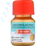Keramik- och porslinsfärg, guld, 30 ml/ 1 flaska