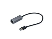 i-Tec USB 3.0 Metal Gigabit Ethernet Adapter - Nätverksadapter - USB 3.0 - Gigabit Ethernet x 1 - rymdgrå