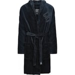 CR7 Cristiano Ronaldo Cotton Bathrobe Svart bomull X-Large Herr