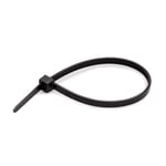 Buntband 100Mmx2,5Mm 25T Påse Svart   *