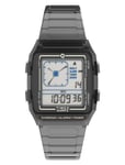 Timex Q Timex Lca 35Mm Resin Strap Watch Grå