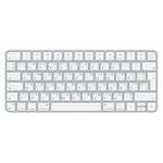 Apple Magic Keyboard avec Touch ID : Bluetooth, Rechargeable. Compatible avec Les Ordinateurs Mac dotés d’Une Puce Apple ; Ukrainien, Touches Blanches