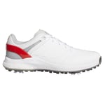 adidas Golf Mens EQT Golf Shoes - Ftwr White/Ftwr White/Vivid Red - UK 7