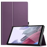 Dadanism Case for Samsung Galaxy Tab A7 Lite 8.7 Inch 2021(SM-T220/T225/T227), Premium PU Leather Lightweight Slim Shockproof Smart Stand PC Hard Back Cover for Samsung A7 Lite Tablet, Purple