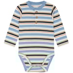 Hust&Claire Bjorn Randig Baby Body Ljusblå | Blå | 68 cm