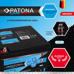 Patona Platinum LiFePO4 Batteri 12V 30Ah 360Wh 30.000mAh 700106414