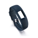 Garmin VivoFit 4 klockarmband träningsklocka i silikon elastiskt mjuk - Mörkblå längd 23cm
