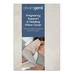 dreamgenii Housse de Rechange pour Coussin de Grossesse - Beige chiné