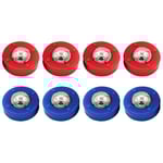8 st fotbollsspelartiklar Rullande bollar Fotbollsspel Rullande bollar Shuffleboard Curling-tillbehör qd