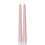 Flamme Candy antikljus LED rosa 2-p