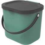 Rotho - Abfallbehälter Albula 6l 23,5x20x20,8cm mistletoe green