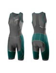 2XU Perform Compression Trisuit Womens Charcoal/Lagoon - S