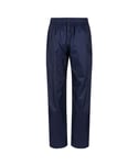 Regatta Great Outdoors Mens Classic Pack It Waterproof Overtrousers - Navy - Size 2XL