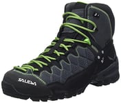 Salewa MS Alp Trainer Mid Gore-TEX Chaussures de Randonnée Hautes, Onyx/Pale Frog, 41 EU